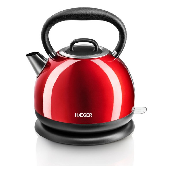 Water Kettle and Electric Teakettle Haeger Red Cherry 2200 W 1,7 L - water