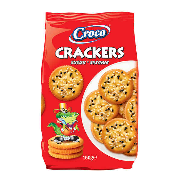 Crackers Croco W Sesame 150G 1 / 15 - 5941194002959