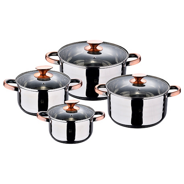 Cookware San Ignacio Altea Stainless steel Silver (8 pcs) - cookware