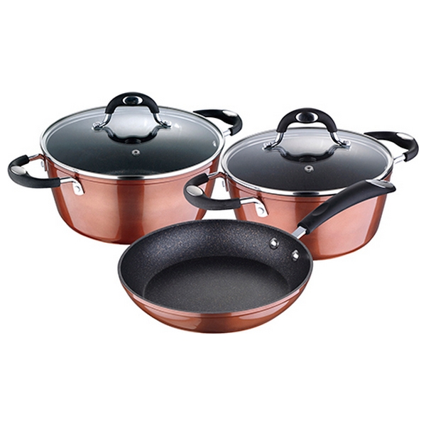 Cookware Bergner Pandora Copper Toughened aluminium (5 pcs) - cookware