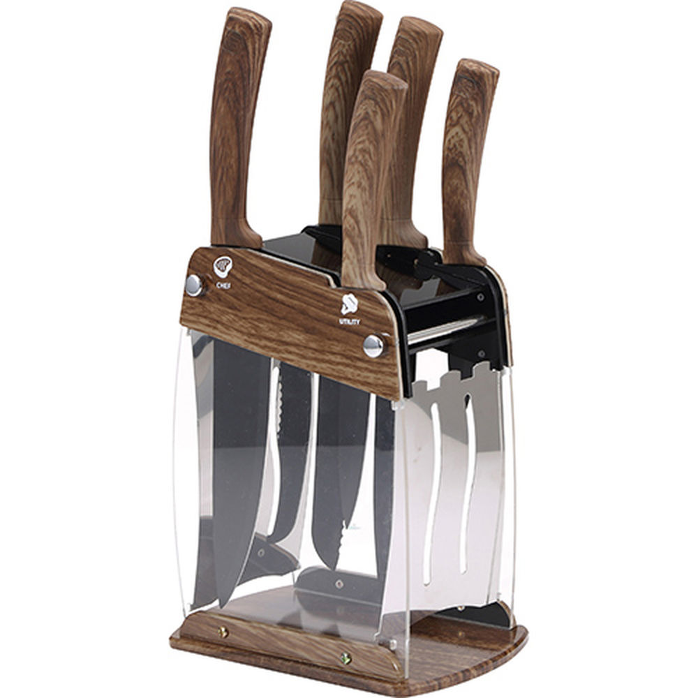 Set of Kitchen Knives and Stand San Ignacio Moncayo Stainless steel (6 pcs) - set