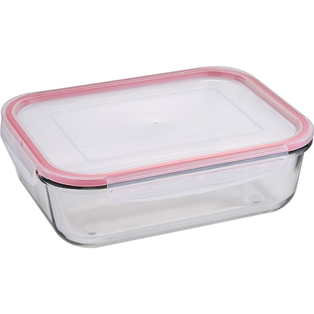 Hermetic Lunch Box Bergner Red Borosilicate Glass (2L) - hermetic