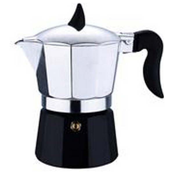 Coffee-maker Renberg Chess Black Aluminium Silver (1 Cup) - coffee