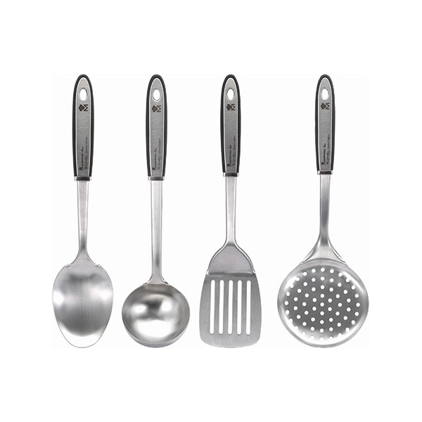 Set of Kitchen Utensils Masterpro Gravity Stainless steel Silver (4 pcs) - set