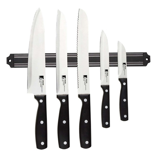 Set of Kitchen Knives and Stand Masterpro Gourmet Stainless steel (6 pcs) - set