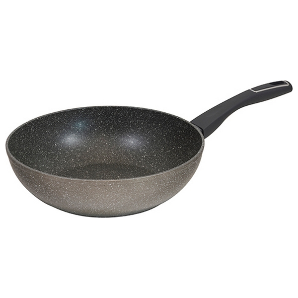 Wok Pan Bergner Grey Toughened aluminium (Ø 28 cm) - wok