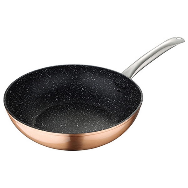 Wok Pan Bergner Copper Toughened aluminium (Ø 28 cm) - wok