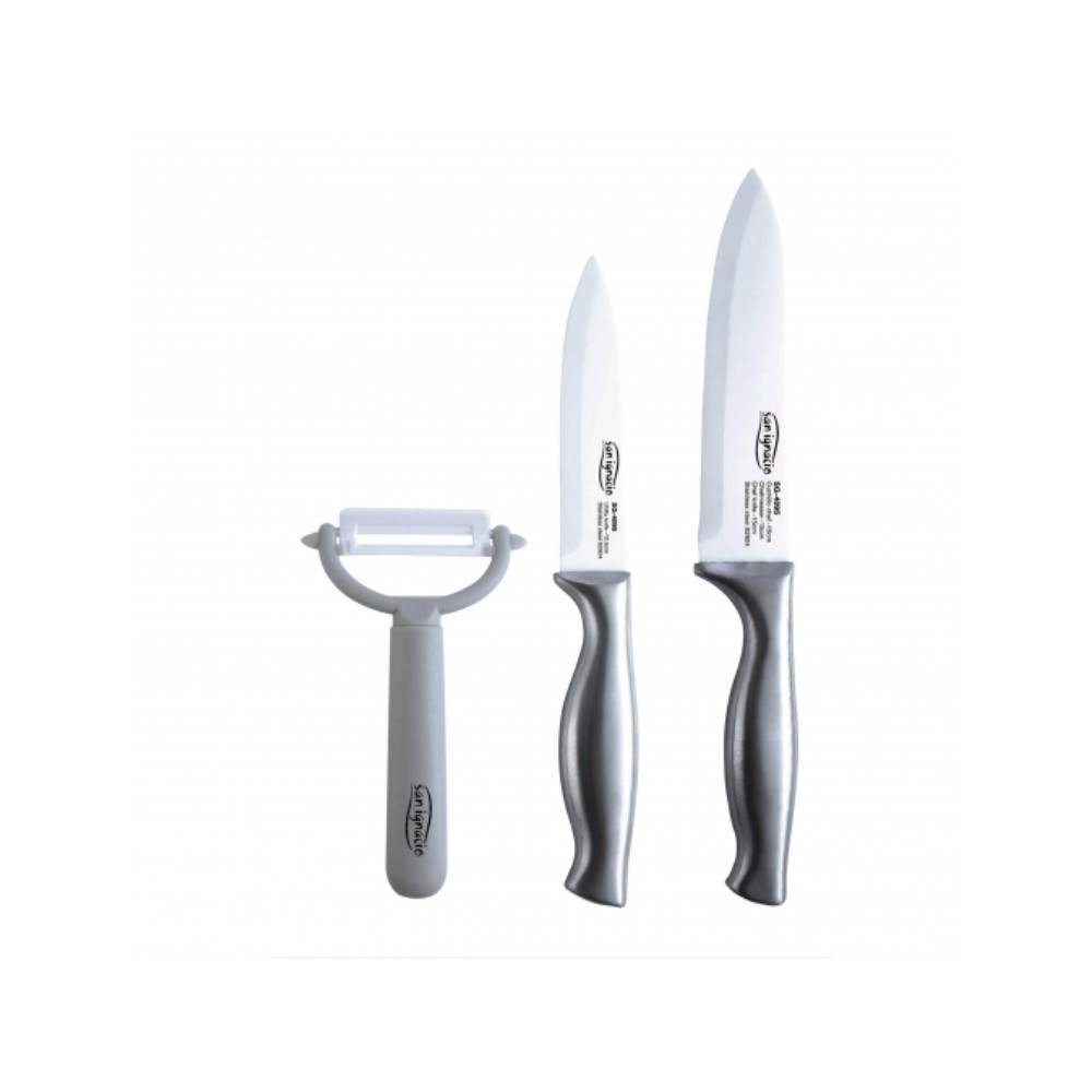 Knife Set San Ignacio Cronos Ceramic (3 pcs) - knife