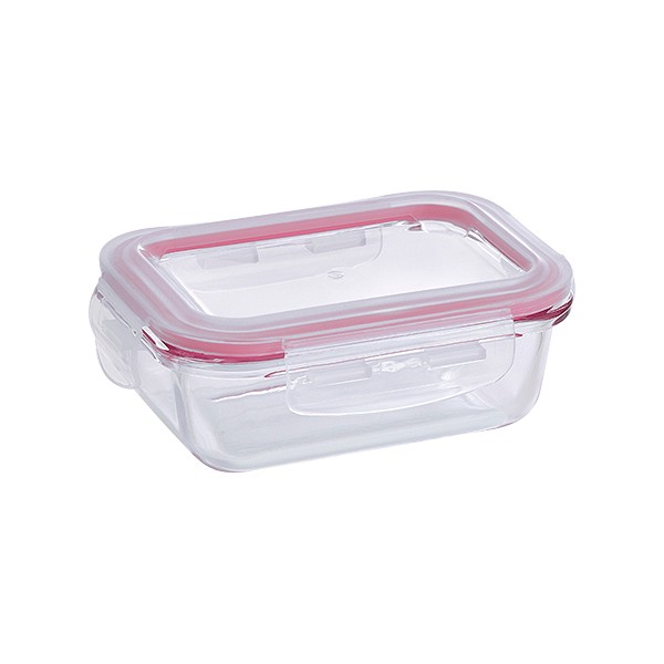 Hermetic Lunch Box Bergner Borosilicate Glass (370 ml) - hermetic