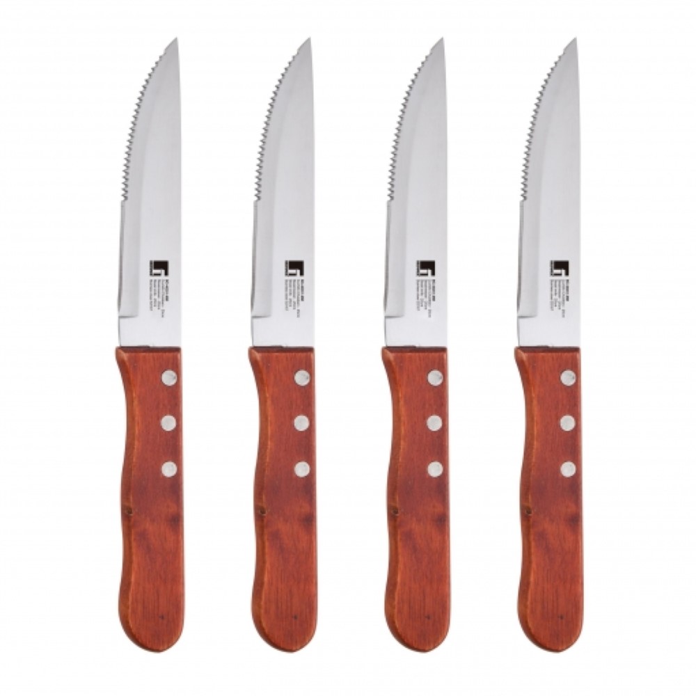 Knife Set Bergner BBQ Stainless steel (4 pcs) - knife