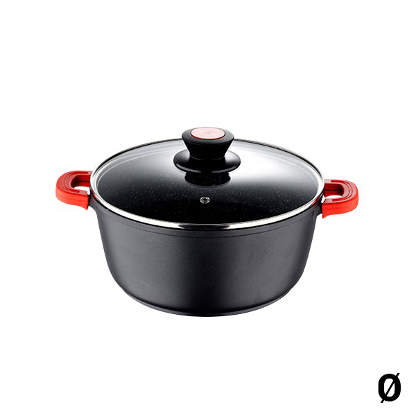 Casserole Bergner Black Aluminium - casserole