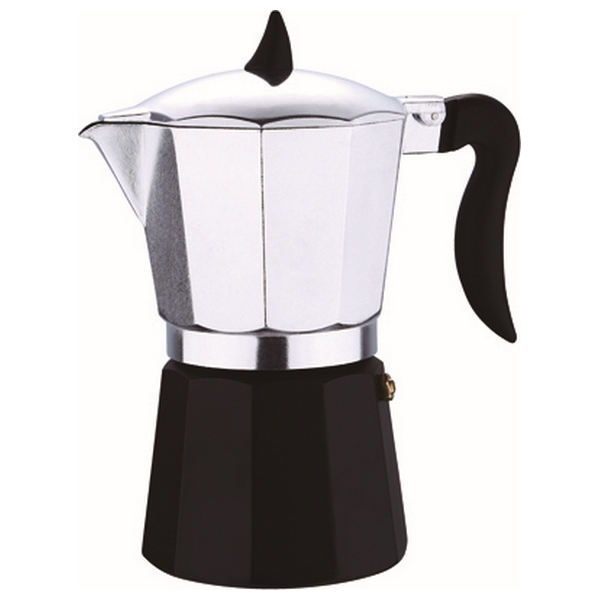 Coffee-maker Renberg Chess Black Aluminium Silver (6 Cups) - coffee