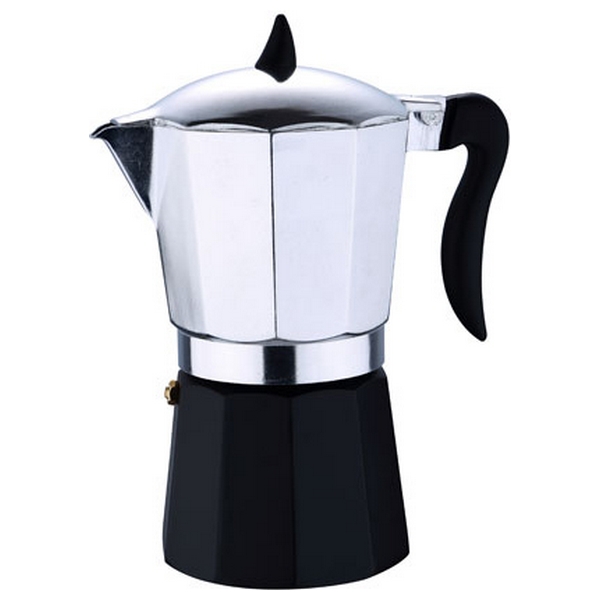 Coffee-maker Renberg Chess Black Aluminium Silver (9 Cups) - coffee