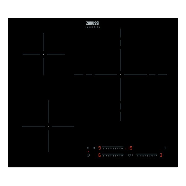 Induction Hot Plate Zanussi ZITN634K 60 cm (3 Cooking Areas) - induction