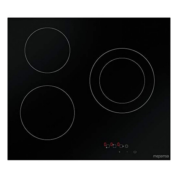 Glass-Ceramic Hob Mepamsa VITRO630 60 cm (3 Cooking areas) - glass