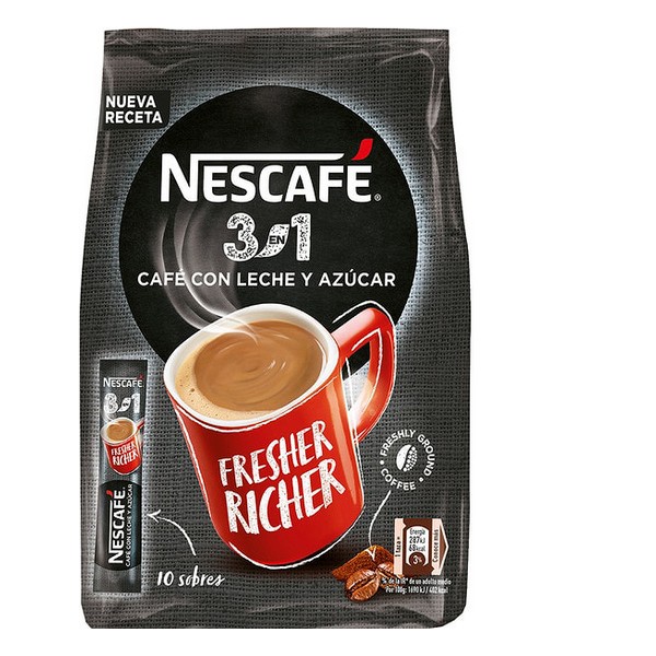 Coffee with Milk and Sugar Nescafé (10 uds) - coffee