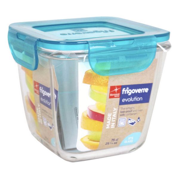 Hermetic Lunch Box Bormioli EVOLUTION Crystal 75 cl - hermetic