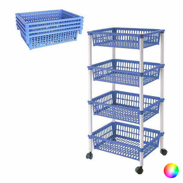 Vegetable trolley Tontarelli Detachable 4 Drawers (40 X 29 x 18 cm) - vegetable