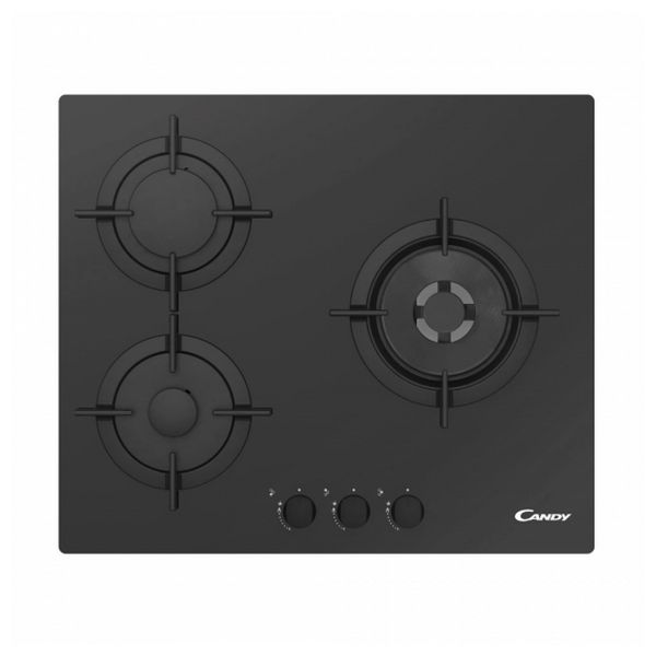 Gas Hob Candy CVG 63 SQPN 60 cm 60 cm (3 Stoves) - gas