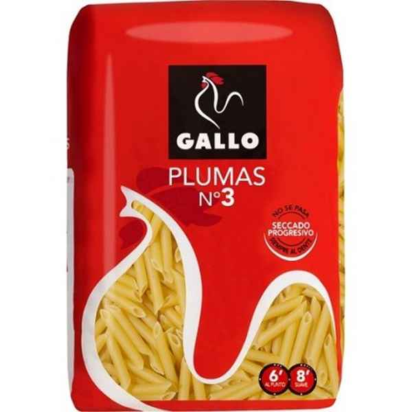 Gallo Pasta Macarrones Pluma N º 3 - 8410069002259