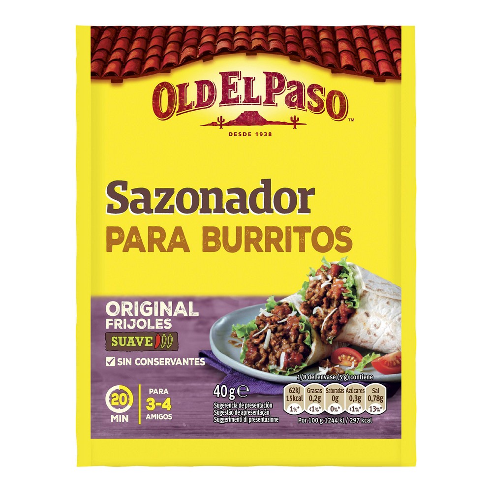 Seasoning Old El Paso Burritos (40 g) - seasoning