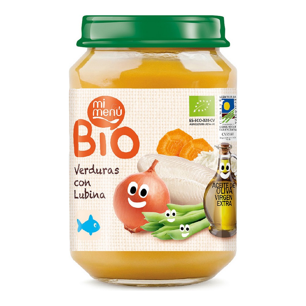 Baby food Mimenu Bio Verduras Sea bass (200 g) - baby