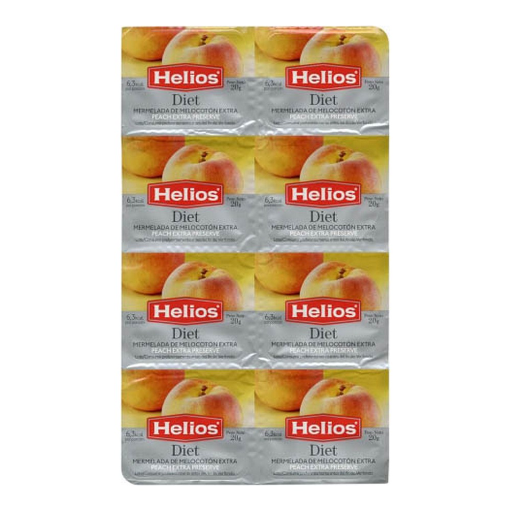 Jam Helios Diet Peach (8 uds) - jam