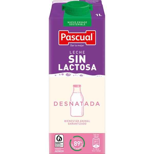 Leche desnatada sin lactosa - 8410128750046