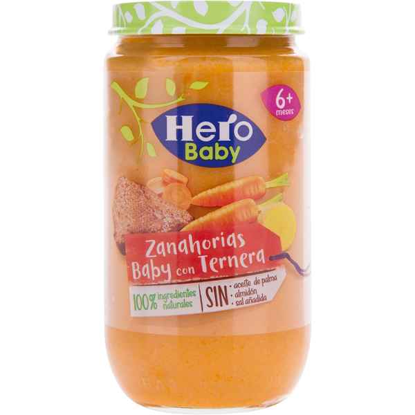 Baby food Hero Zanahoria Ternera (235 gr)