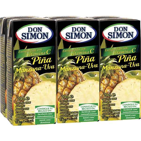 Zumo de piña manzana y uva briks - 8410261602615