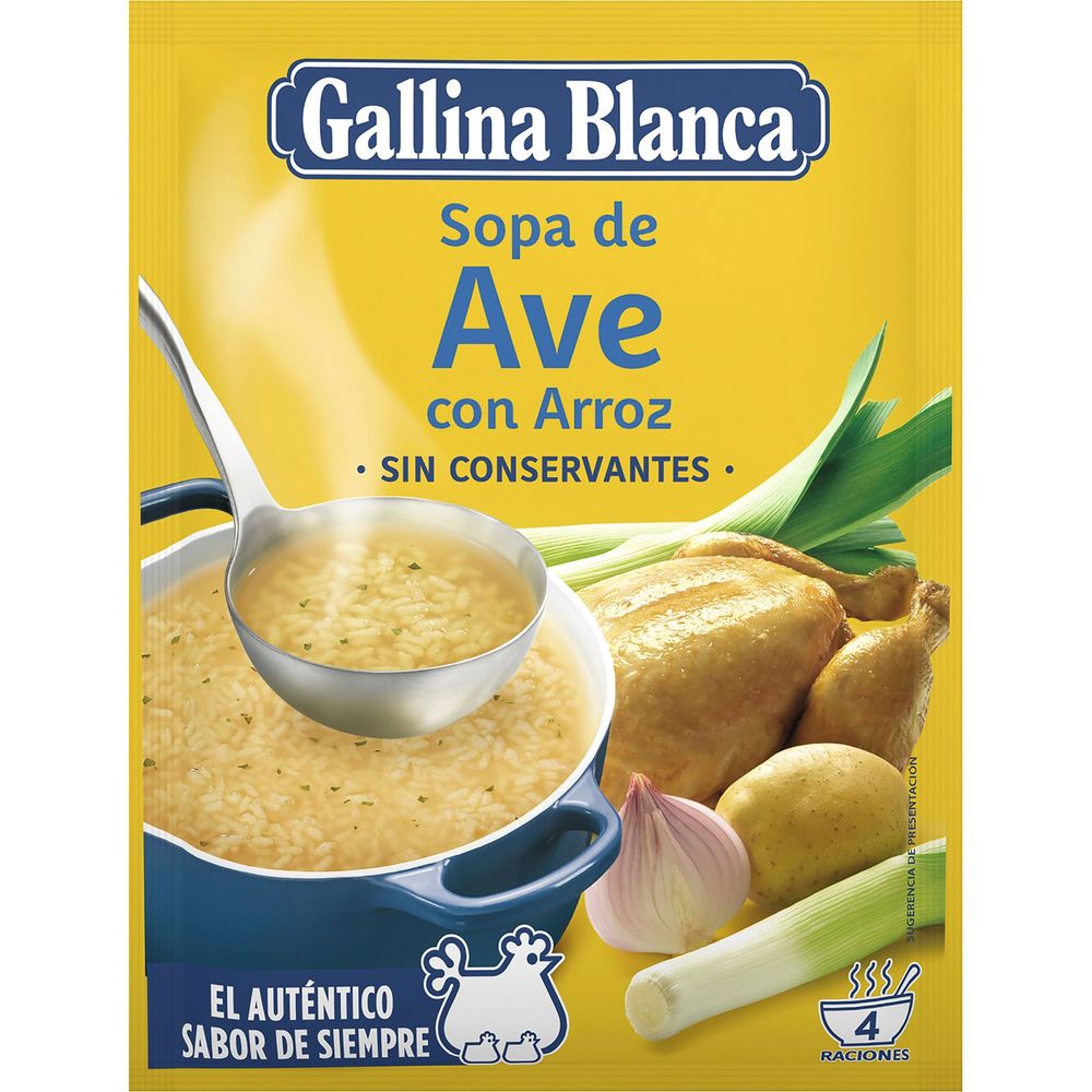 Sopa De Ave Con Arroz - 8410300101741