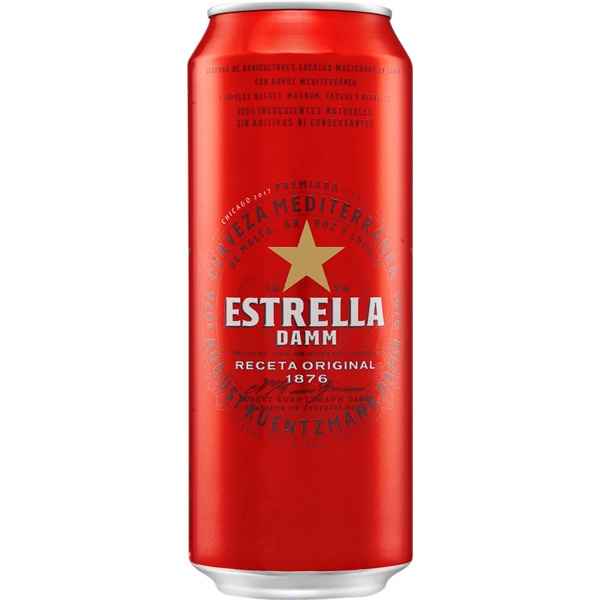 Cerveza Estrella Damm Llauna - 8410793026125
