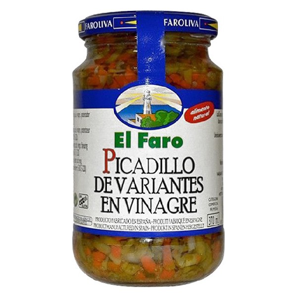 Picadillo de variantes en vinagre frasco 200 g - 8410813201259