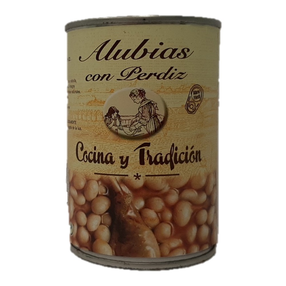 Haricot beans with Partridge Cocina y Tradición (390 g) - haricot