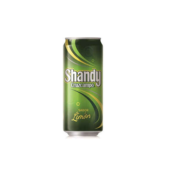 Cerveza Cruzcampo Shandy Limon 0'9% 33CL - 8411090410358
