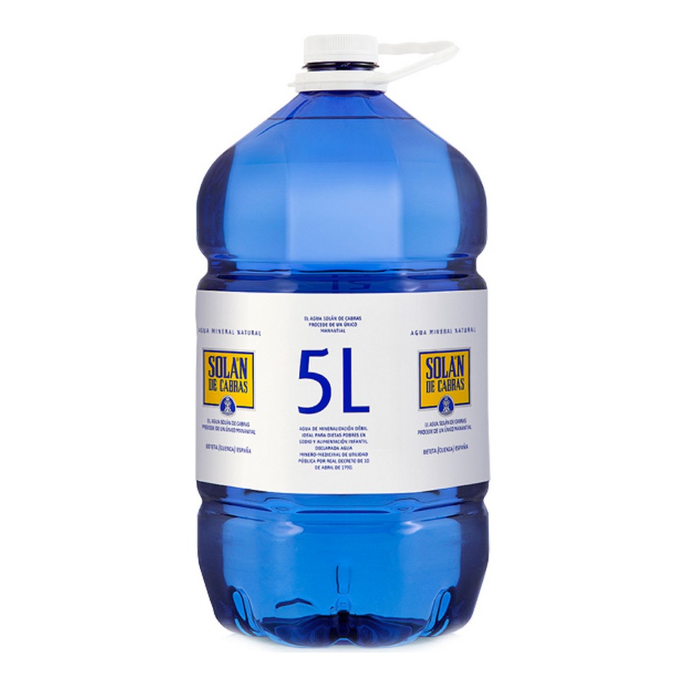 Natural Mineral Water Solan De Cabras (5 L)