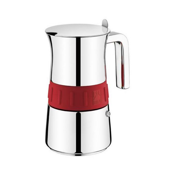 Italian Coffee Pot BRA A170567 (6 cups) Stainless steel - italian