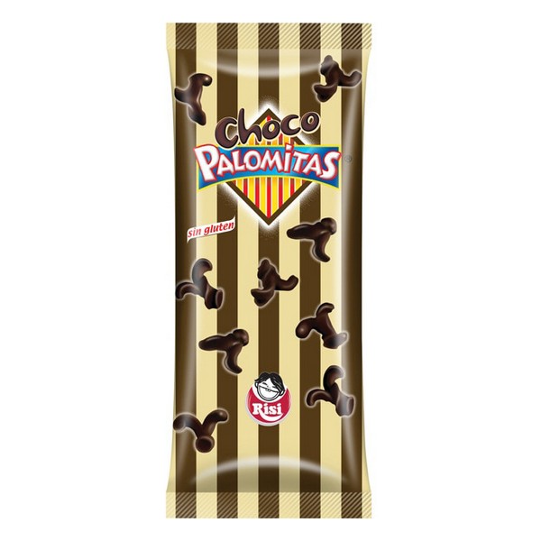 Palomitas recubiertas de chocolate negro Sin Gluten envase 120 g - 8411859553234