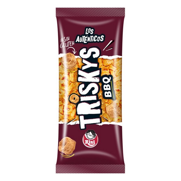 Triskys BBQ snack sabor Sin Gluten bolsa 115 g - 8411859553449