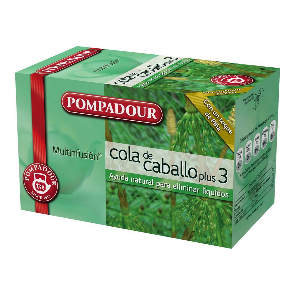 Infusion Pompadour Cola de Caballo Plus 3 (20 uds)