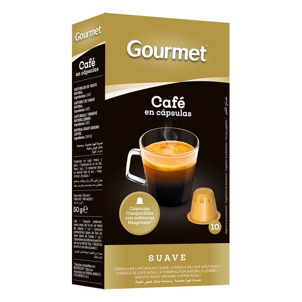 Coffee Capsules Gourmet Soft (10 uds) - coffee