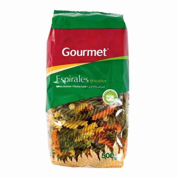 Pasta Gourmet Tricolor Espiral - 8413080327936