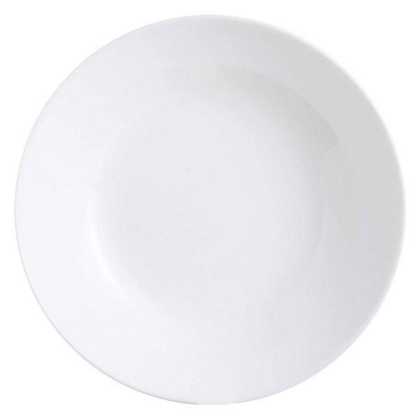Plate set Arcopal Zelie Arcopal W White Glass (20 cm) (12 pcs)