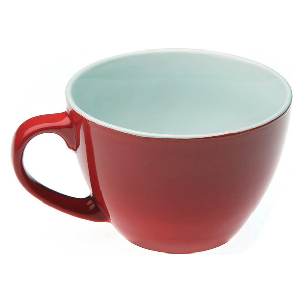 Cup Ikas Stoneware Red/White - cup