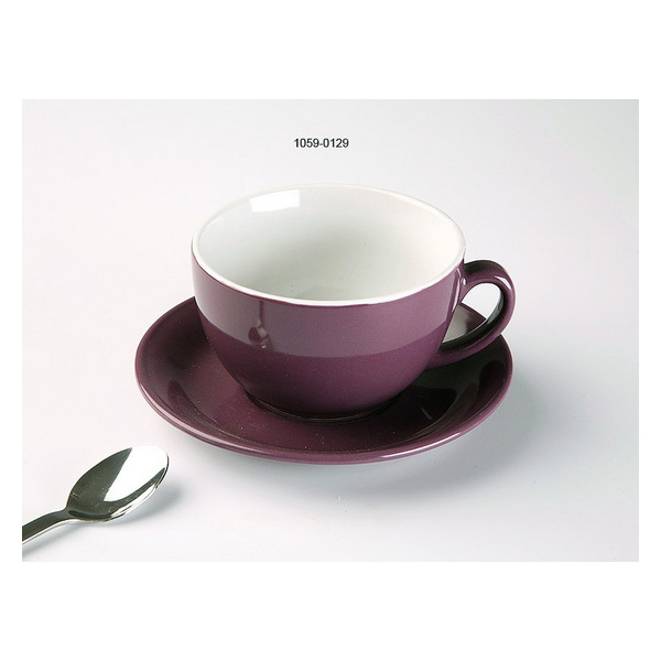 Cup with Plate Purple - cup