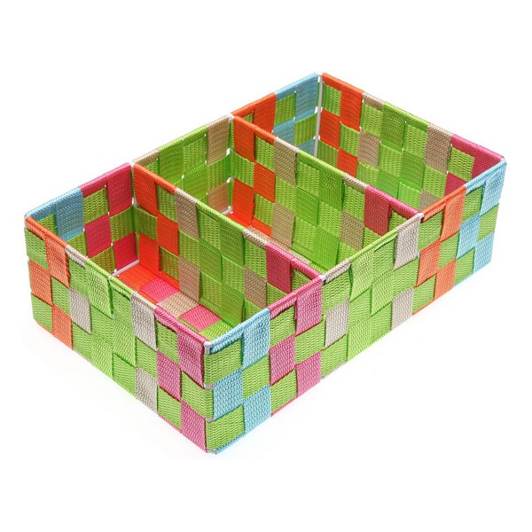 Multi-purpose basket 3 Compartments Multicolour - multi