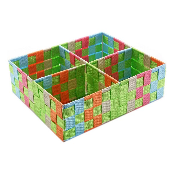 Multi-purpose basket 4 Compartments (27 x 10 x 32 cm) - multi