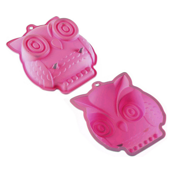 Silicone Cupcake Moulds Owl - silicone