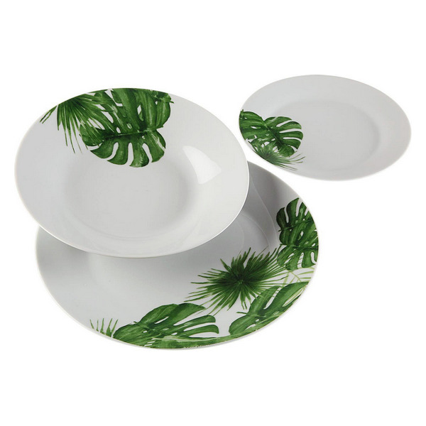 Dinnerware Set New Leaves Porcelain (18 pcs) - dinnerware