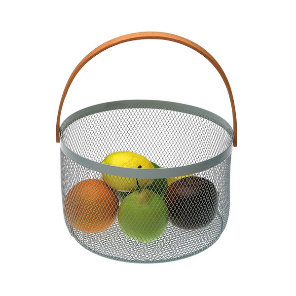 Fruit Bowl Aguamarina Metal (25 x 30 x 25 cm) - fruit